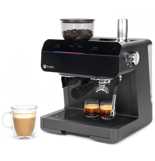 ® 15Bar 2Cup Semi Automatic Espresso Machines in Black