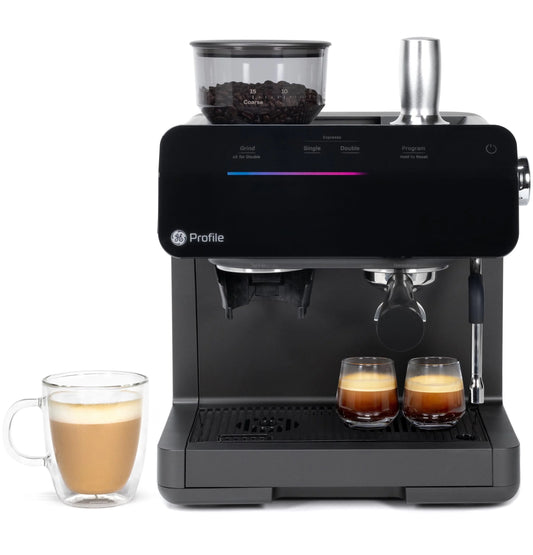 ® 15Bar 2Cup Semi Automatic Espresso Machines in Black