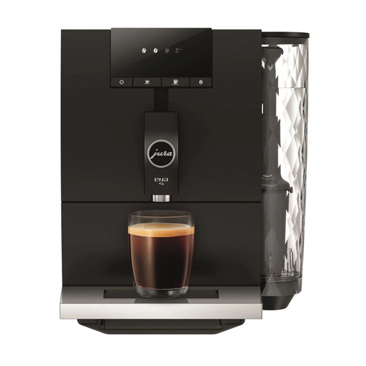 ENA 4 Coffee Machine (Metropolitan Black) with Cleaning Tablets and Filters